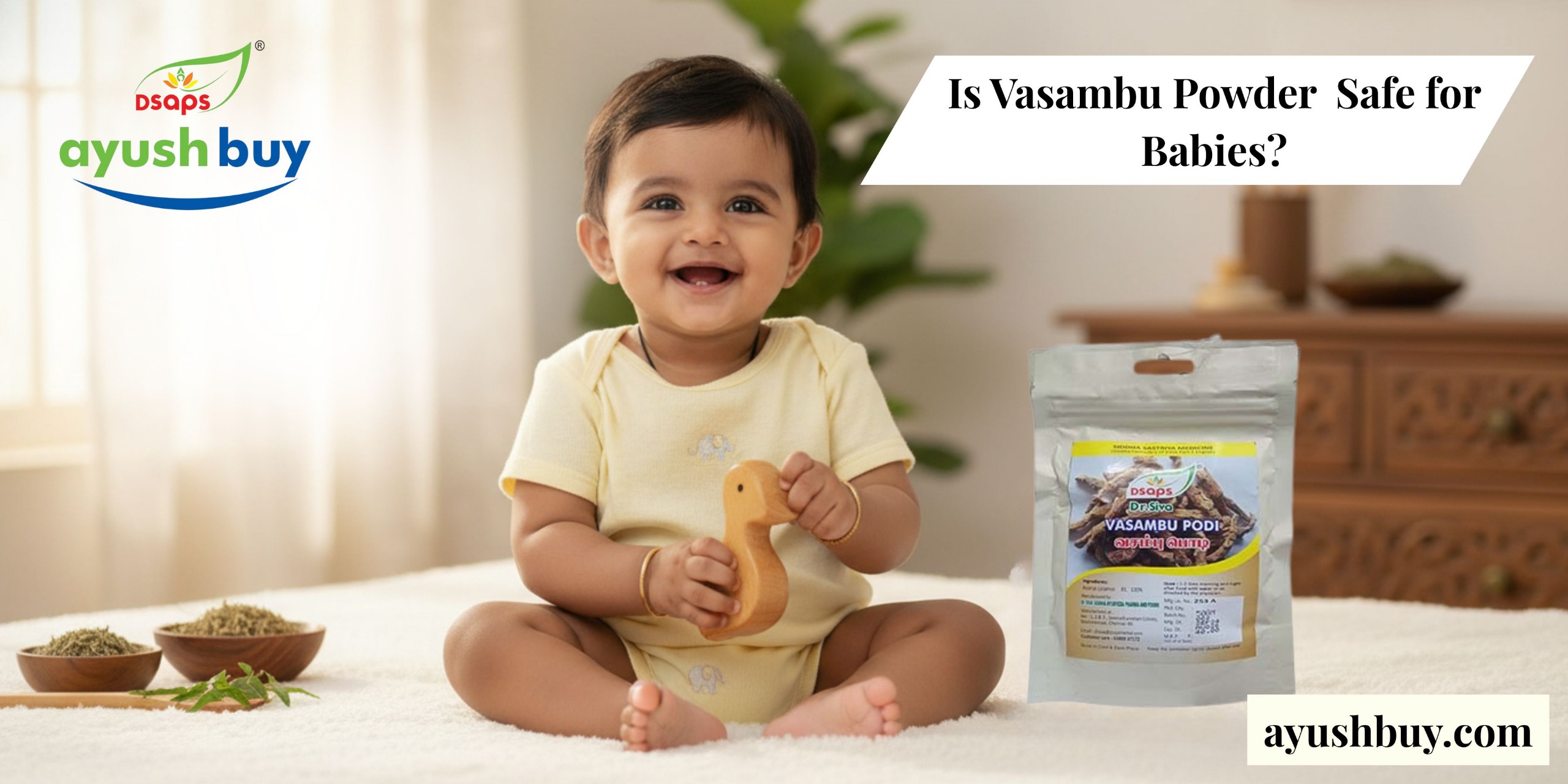 Is Vasambu Powder  Safe for Babies?